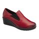 Lotus Wedge Shoes - Red leather - ULS527/80 DELMAR CERASO